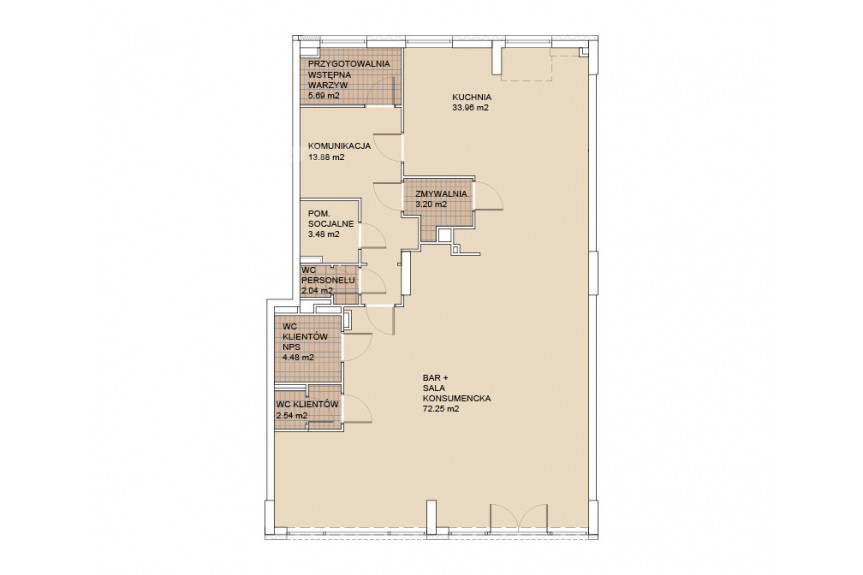 Wrocław, Stare Miasto, Tęczowa, Lokal usługowy 142 m² | Centrum | Witryny | Parter